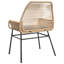 Chaises de patio 2 pièces avec coussins poly rotin-46841201-46841202