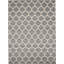 Tapis gris foncé / ivoire tissé à la machine Molly-1437990231
