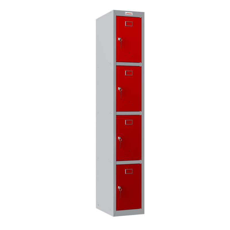 Metal 4 - Tier 30cm with Key, Red