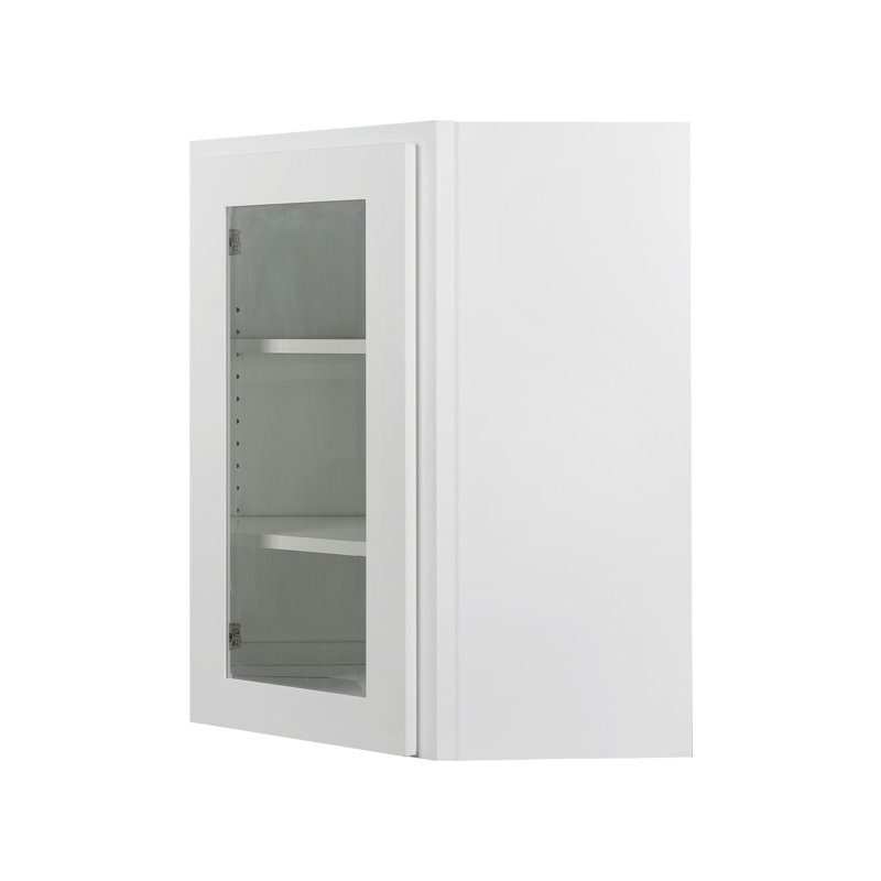 Porte d'angle blanche Koville, H 24 po x l 36 po x P 13 po