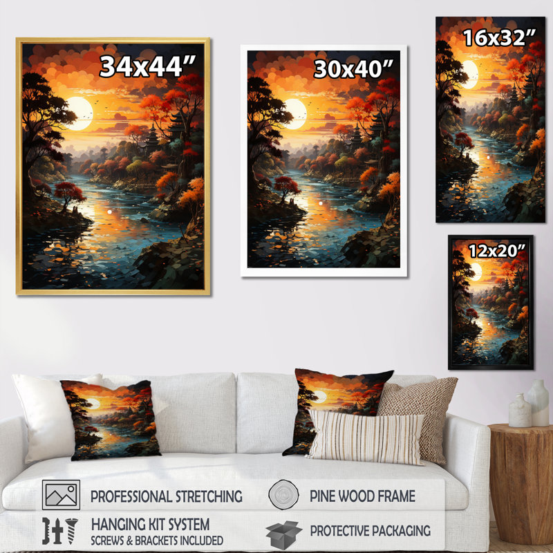 Trapeza Hinduisim Hindu Divinity This II, reproduction d'art sur toile, H 32 po x l 16 po x P 1 po, Toile tendue