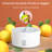 AquaPure - Fruit and Vegetable Washing Machine, USB-Rechargeable Produce Purifier 3.94 x 1.97 in
