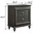 Nightstand with 2 Drawers