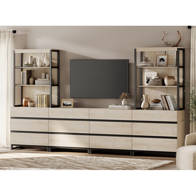 Meuble télé Waite, Beige