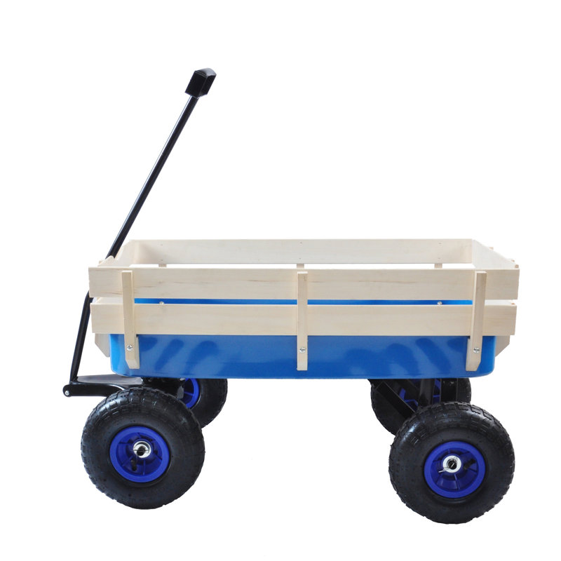 Chariot de jardin pour l'extérieur, Bleu
