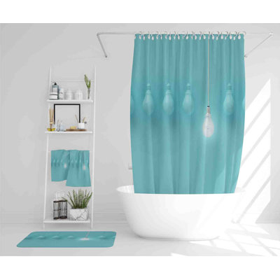 Naterria Polyester Shower Curtain Set