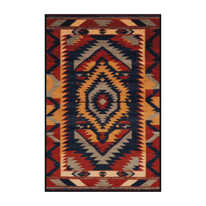 Machine Washable Turkish Grey Area Rug, Rectangle 5' x 8'