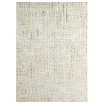 DKNY Grand Street Ivory Beige Modern Indoor Rug