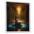 White Floater Framed