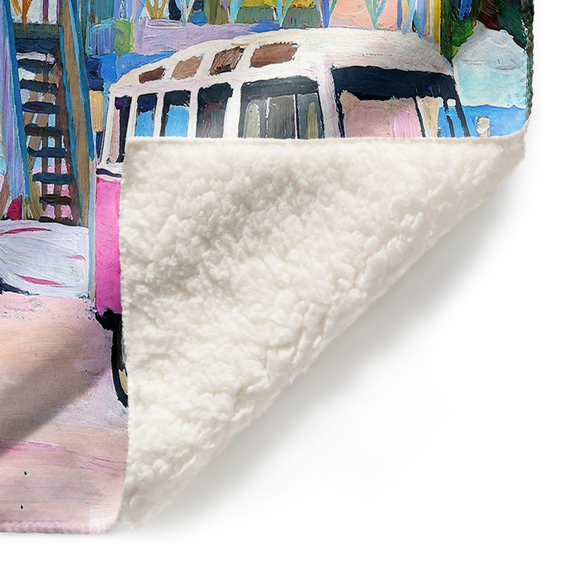  Couverture Surf Bus I, 68 po x 80 po