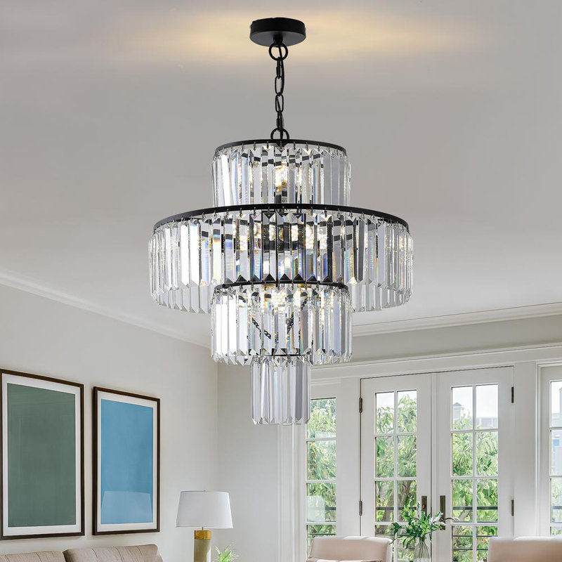 Black Luxury Crystal Chandelier