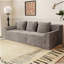 Canapé de 71 pouces en velours côtelé avec siège profond, coussins à double couche de type nuage, et aucun assemblage requis pour une utilisation multi-scène.-285320964