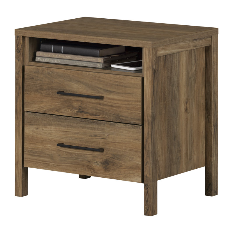 Gravity  2-Drawer Nightstand