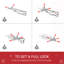 Sapin de Noël artificiel enneigé 6 pi avec des branches réalistes, 61 pommes de pin et 800 pointes