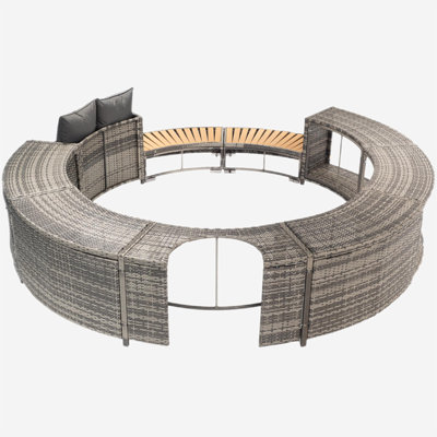 Acropolis Hot Tropical Tub Surround with Seat