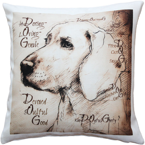 Animal Print Reversible Throw Pillow