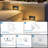 4PK 3CCT Motion Sensor LED Step Light |  Indoor/Outdoor Stair Lighting | 90 CRI, Auto Off for Steps, Attics & Decks | Energy Efficient, Easy Install