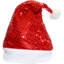 One Size Sequin Santa Hat for Christmas Parties, Seasonal Dressing Up and Festive Celebrations