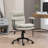 HomCom PU Leather Office Chair, Office Desk Chair, Task C Executive Chair with Headrest-97791850