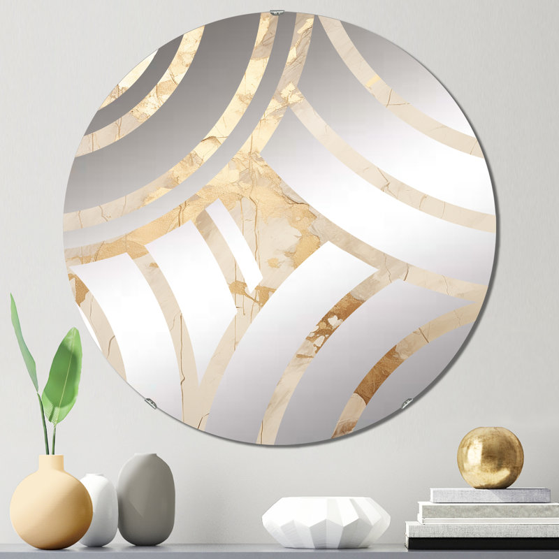 Miroir décoratif Deperte, 23,6 po x 23,6 po