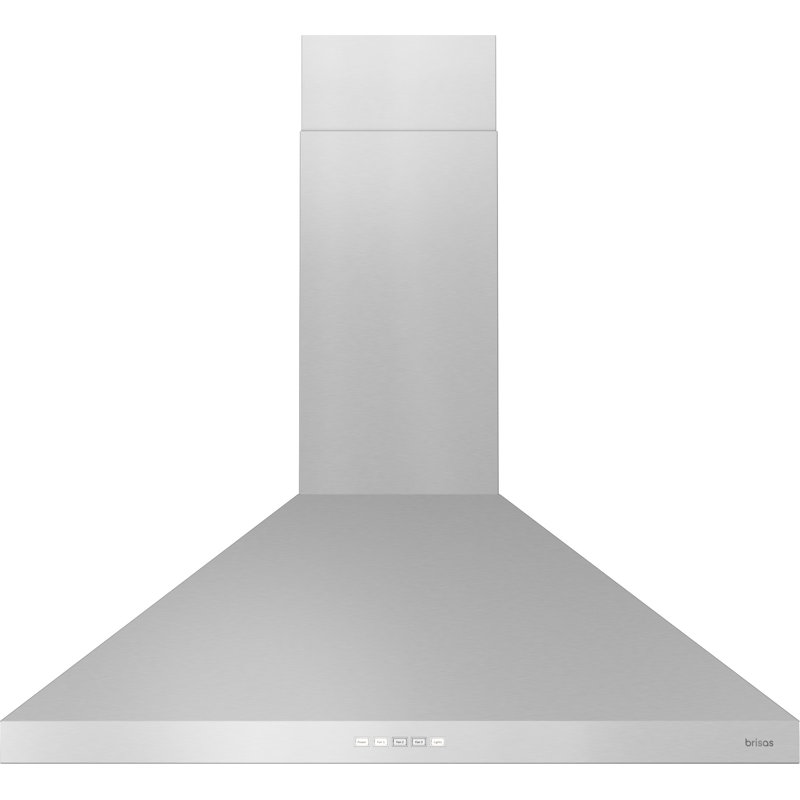 Zephyr Brisas 30 In. 600 CFM Traditional Wall Mount Range Hood With LED Lights In Stainless Steel