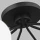 Andrea 6 Light Glass Semi Flush Mount