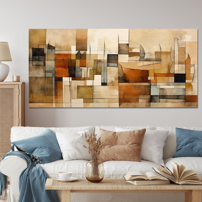 Modernist Expressions IV - Abstract Midcentury, art mural sur toile