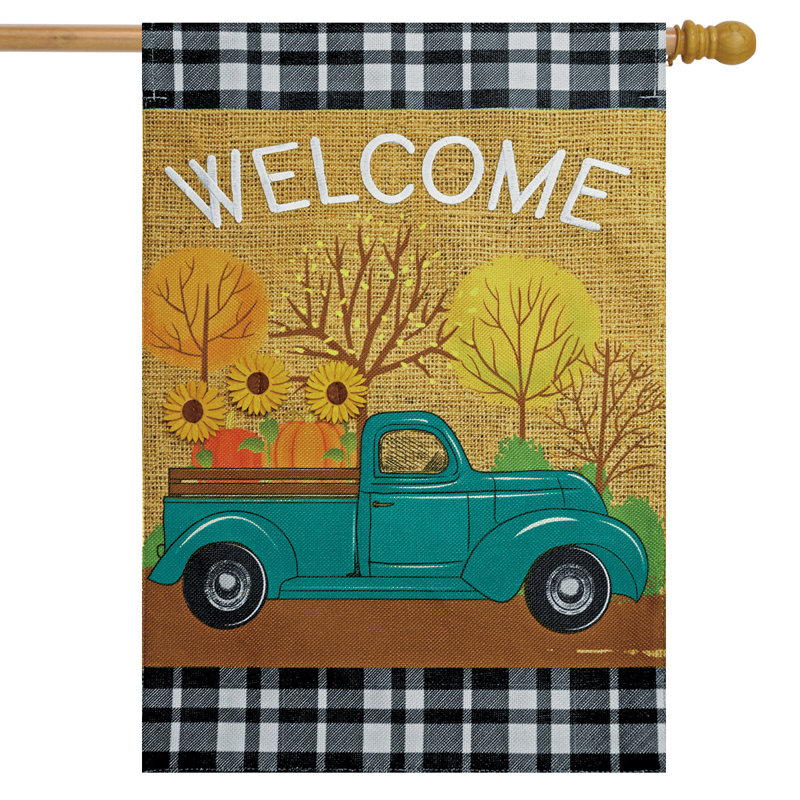 Drapeau de la maison d'automne