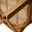Brown Wood Outdoor Chairs, Woven Design For Breathable Seating, Strong Frame, 2 Dining Chairs With Plastic , Seat And Comfortable Sitting, Natural Rustic Decor, 2