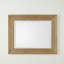 Rectangle Solid Wood Mirror