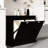 Black E1 Laundry Sorter, Two Compartments, Coated, Removable Bags, 100 Lbs Load-bearing, Assembly Required With Screw Bag And Electric Drill Classifier Compartments - Painted Shell-478333152-478333154