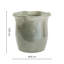 Camellia Sage Scalloped Edge Planter H25cm D26cm