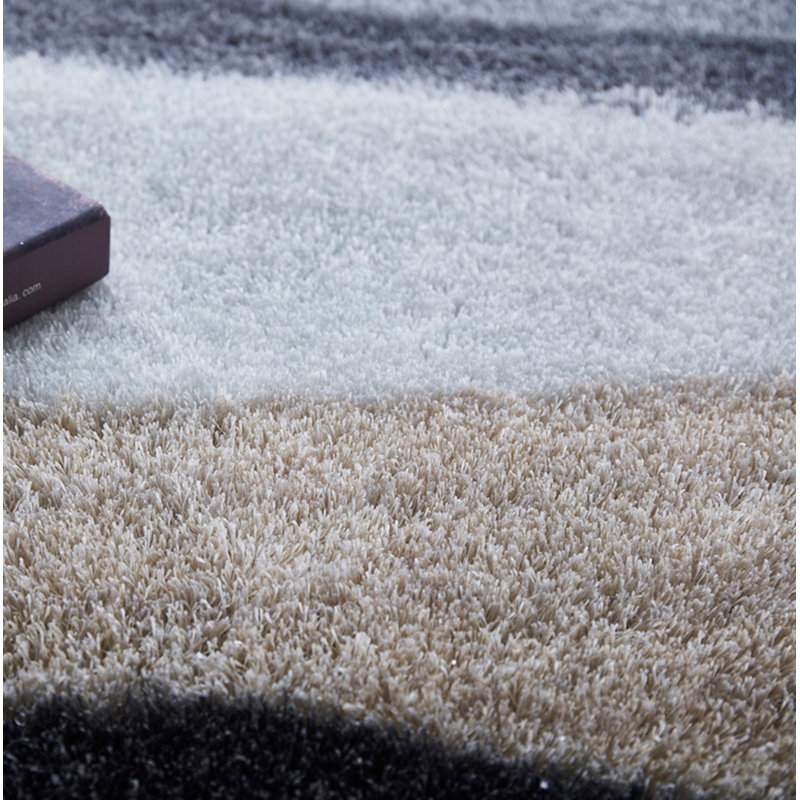 Soft Area Rug With Abstract Design