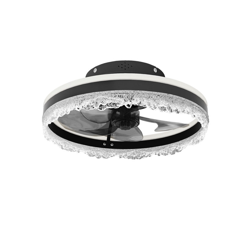 16" Crystal Ceiling Fan with Dimmable LED Light, 16" Crystal Ceiling Fan with Dimmable LED Light