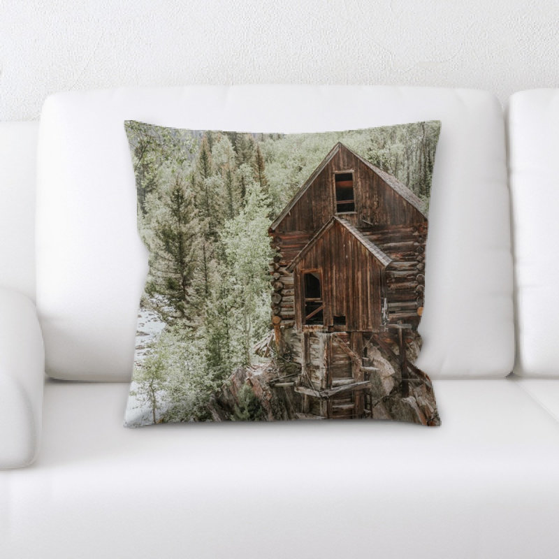 Microsuede Reversible Throw Pillow