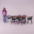 Furman 6 - Person Acacia Patio Dining Set with Rectangular Table