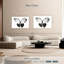 Brampt papillon noir et blanc-107696305