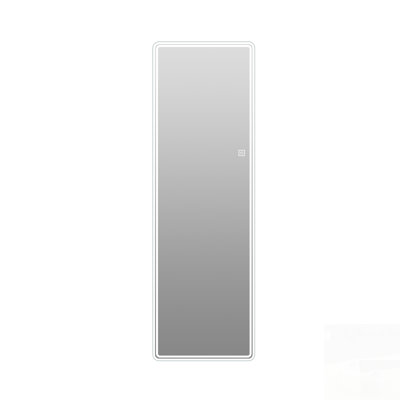 LED Full Length Mirror with Dual Frosted Light Bands, 3 Color Temperatures, and Stepless Dimming for Dressing and Makeup