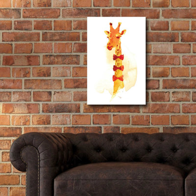 «Elegant Giraffe» par Robert Farkas, art mural en verre acrylique