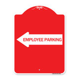 Signmission Designer Series Sign - Employee Parking (With Left Arrow)/24399