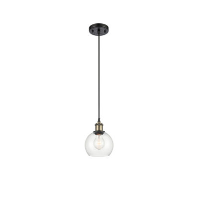 Luminaire suspendu sphérique 1 lumière Roxane
