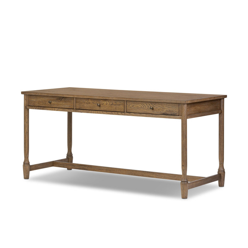 Bari Desk-Weathered Oak, Weathered Oak