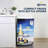Corona 3.2 Cu. Ft. Mini Fridge with Built-In Bottle Opener, Compact Refrigerator for Dorm Room, Office & Bedroom, Freestanding Beverage Refrigerator, White