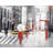 Contemporary Gray Building Braided Polyester Placemat Decor