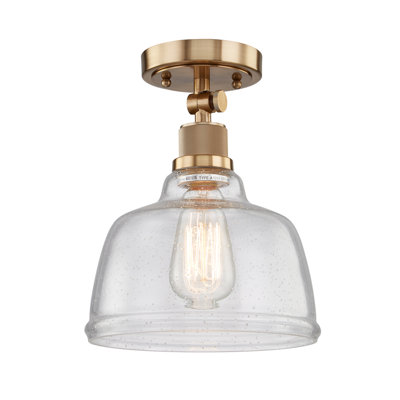 Haltwhistle Glass Semi Flush Mount