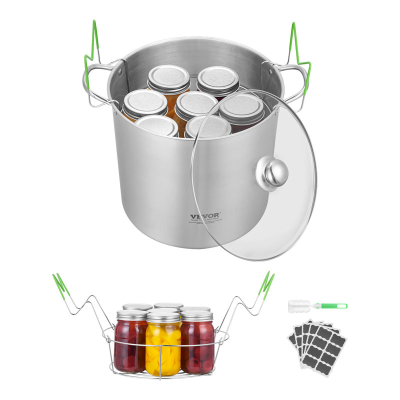 Pot de conserve avec support et couvercle en verre