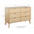 Raenada Mid Century Natural 6 Drawer 50" Cane Front Dresser
