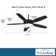 52" 5 - Blade LED Standard Ceiling Fan with Pull Chain and Light Kit Included