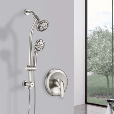 Système de douche complet avec valve brute