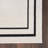 Arvell Abstract Machine Woven Chenille Indoor/Outdoor Area Rug in Ivory Black-963510790
